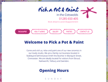 Tablet Screenshot of pickapot.co.uk